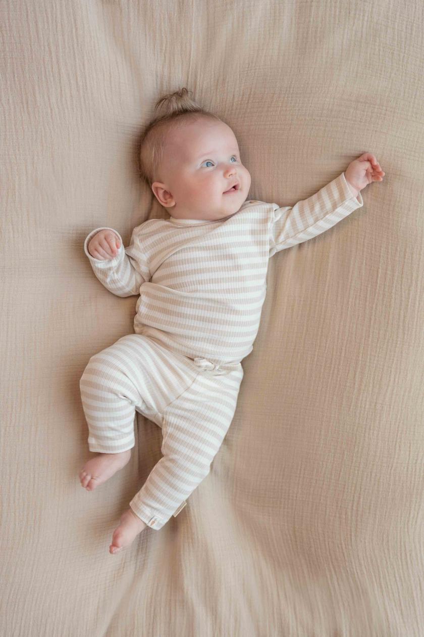 T-shirt long sleeve Little Dutch baby bunny striped