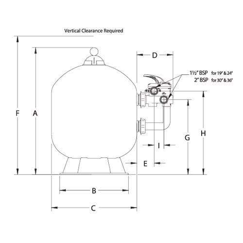 Triton Neo Clearpro filtre montage latéral 8,5 m³/h 